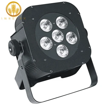 

IMRELAX 6*15W RGBWA 5in1 LED Mini Par Light Professional DMX DJ Wash Stage Par Light