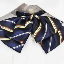 Студенческая гостиничная стюардесса Профессиональная сборка воротник цветок галстук-бабочка