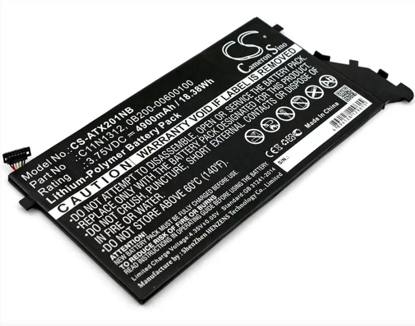 Cameron sino 4900 mah bateria para asus