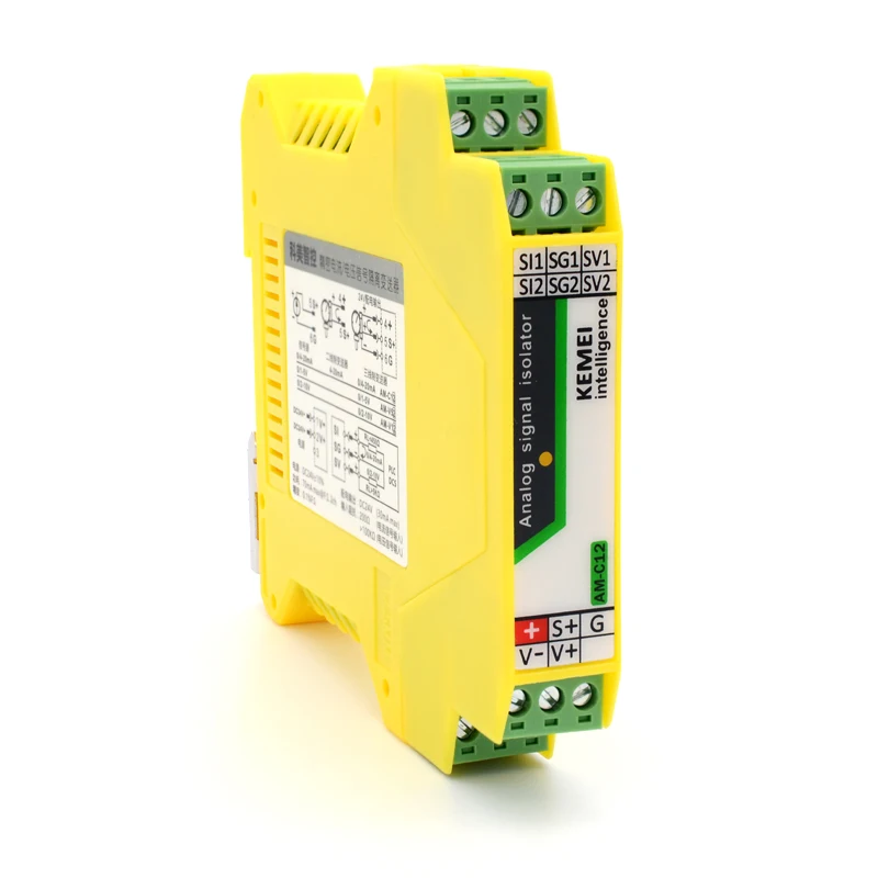 Analog Signal Isolator 4 20mA Current Voltage Signal Transmitter