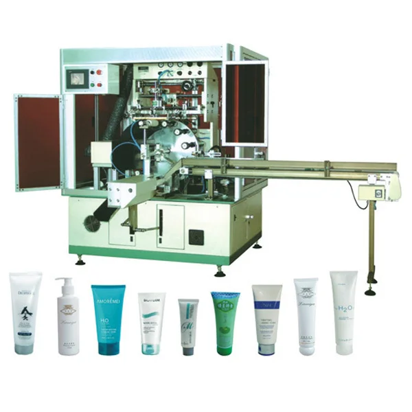 

Full automatic single color soft pipe uv screen printer machine,bottles uv screen printing machine