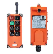 Free shipping 8 Keys Transmitter+Receiver Hoist Crane Radio Industrial Wireless Remote Control(DC24V,AC36V,AC110V,AC200V,AC380V)