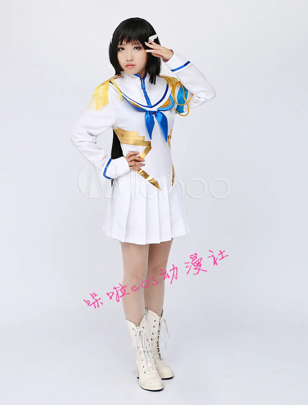

Free Shipping Kill la Kill Cosplay Satsuki Kiryuin Costume any size
