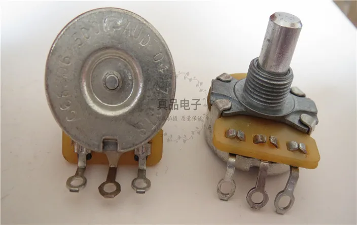 

[VK] A504 Import United States CTS A500K Single Joint 3 Foot Electric Guitar Potentiometer Handle Length 16MM Round shaft switch