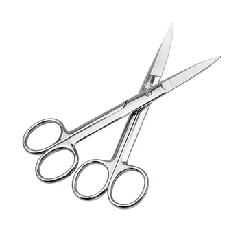 

14cm 5.5inch Stainless Steel Straight Curved Scissors Medical Emergency First Aid Nurses Surgical Veterinary Shear Scissor