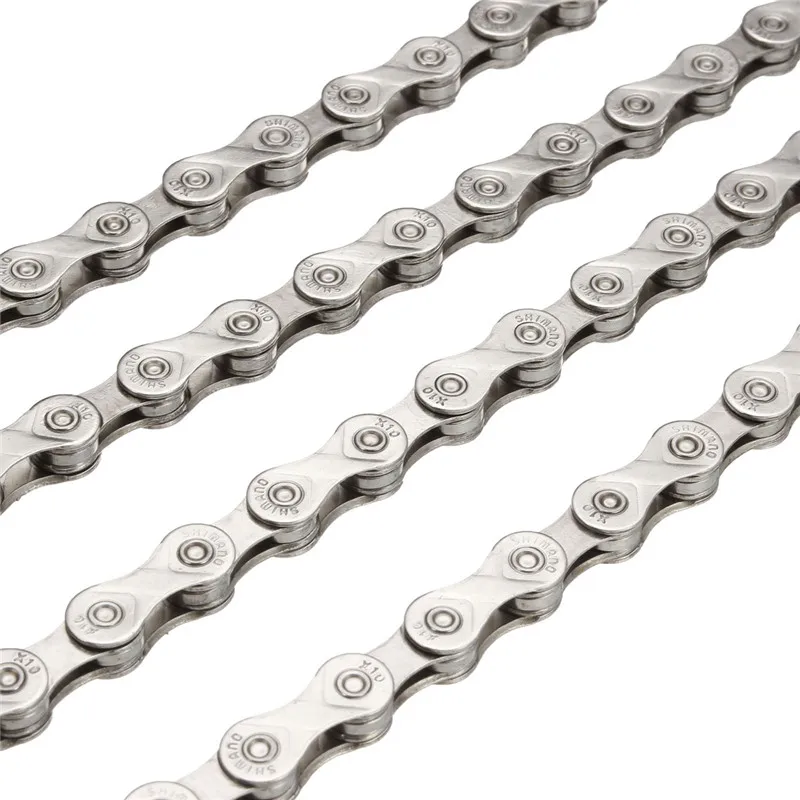OUTERDO 10 Speed 116 Link Bicycle Chain MTB Road Bike Stainless Steel
