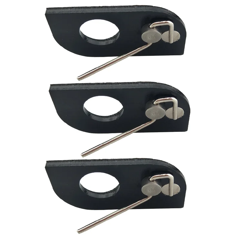 

3pcs Recurve Bow Magnetic Arrow Rest Stainless Steel Alloy Durable Black Hunting Shooting AccessoryTakedown Recurve Bow