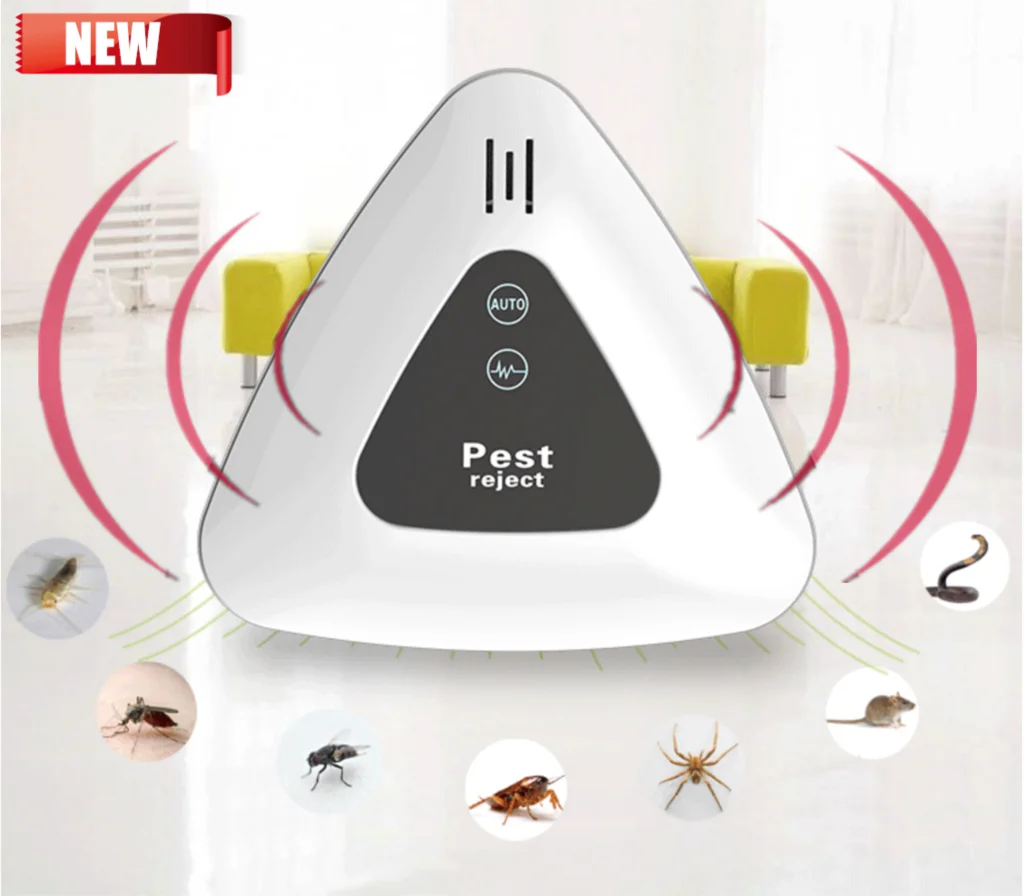 

50% OFF White Pest Anti Insect Ultrasonic Reject 160 Square Meters Of Coverage Pest Repeller Electronic Mouse Fly Killer