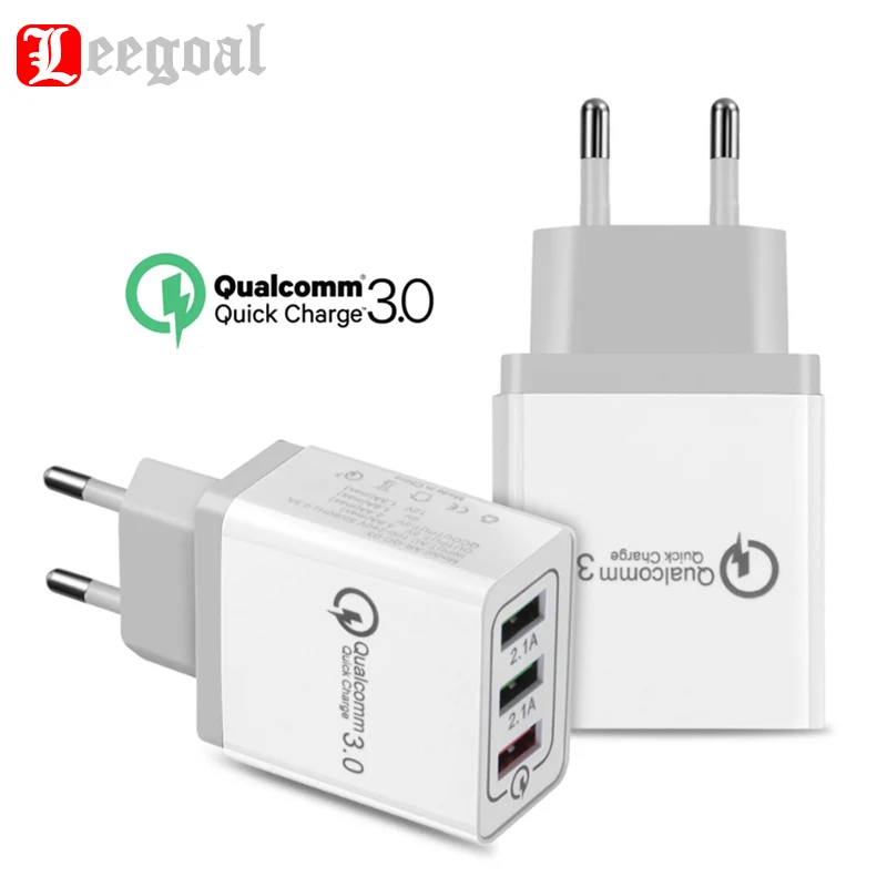 Быстрая зарядка 3 0 USB многопортовый 5 В/9 В/12 в смарт адаптер для мобильных
