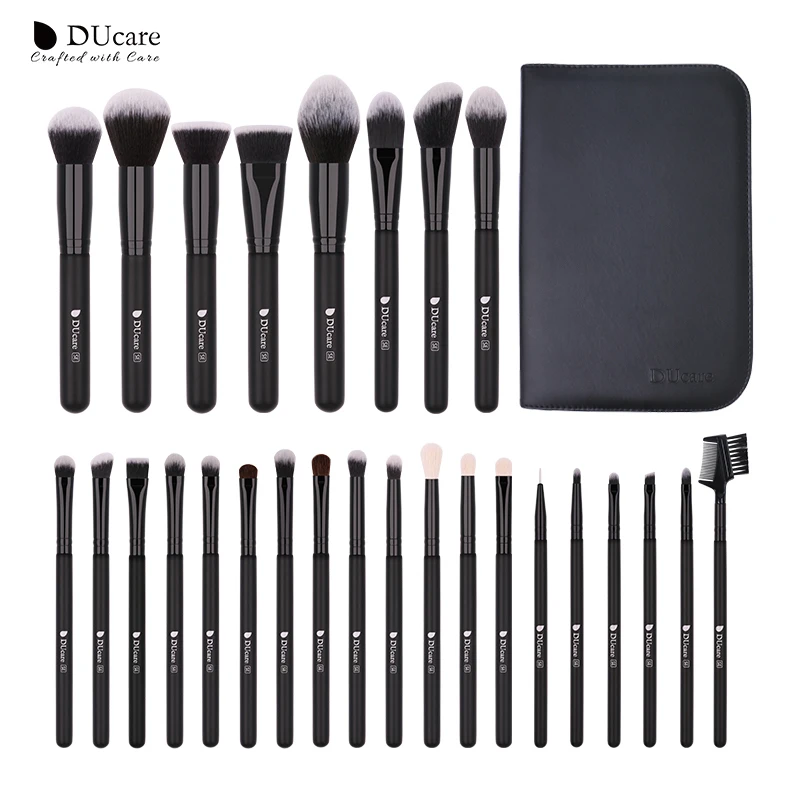 

27PCS Makeup Brushes Set Foundation Eyeshadow Powder Brush Professional Goat Hair Brush Cosmetic Tool Kit Make Up Brushes