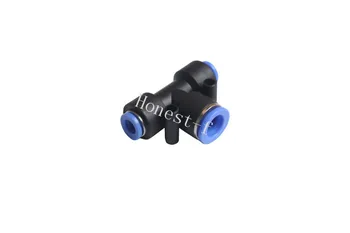 

Push to Connect Fitting 6mm-6mm-10mm OD Tube Pneumatic Tee Union Air Coupler