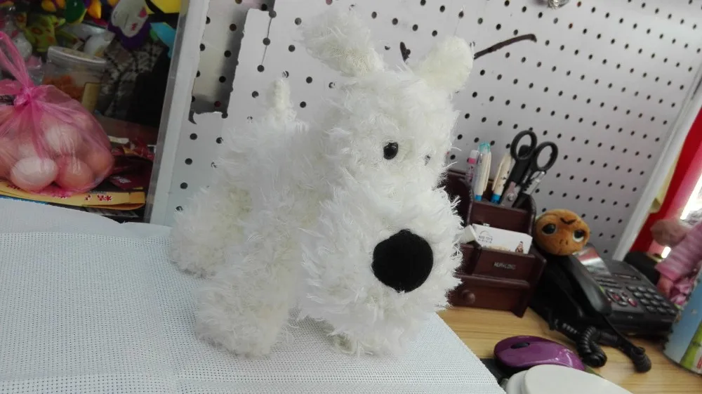 送料無料かわいいタンタンぬいぐるみ28センチスノーウィーは犬ぬいぐるみのおもちゃ誕生日ギフト Dog Stuffed Toy Stuffed Toystoys For Aliexpress