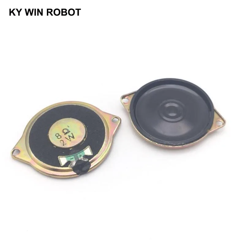 

2pcs/lot New Ultra-thin speaker with ears 8 ohms 2 watt 2W 8R trumpet with ears Diameter 40MM 4CM thickness 5MM