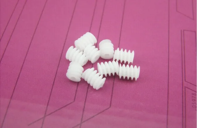0.5 Modulus Plastic Worm Gear Ship Car Model Model Gear DIY Accessories 6*8-2A