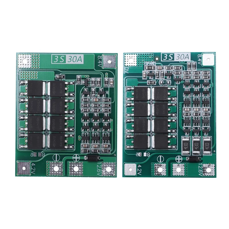 3S 30A Bms плата баланс тока 11,1 В 12,6 в 18650 литиевая батарея Защитная плата с
