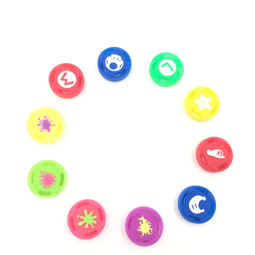 

100PCS Multi Color Limited Edtion Silicone Thumb Stick Grip Caps for Nintendo Switch Joy-Con Analog Controller