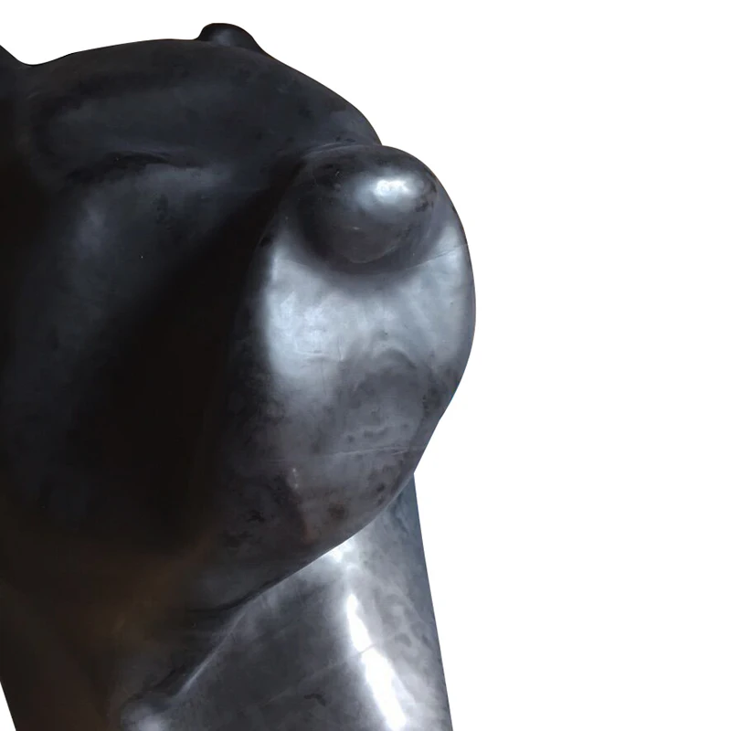 Latex Mask Cosplay animal Hat with zipper puppy slave dog fetish hood solid nose New extra thickness 1.8mm