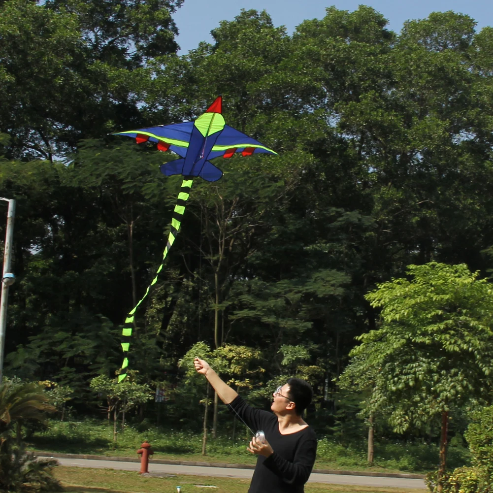Забавный малыш Летающий змей Новинка Самолет форма Осьминог воздушные змеи открытый Забавный аксессуар для воздушного змея линия KiteTail катушка реквизит для семейного веселья