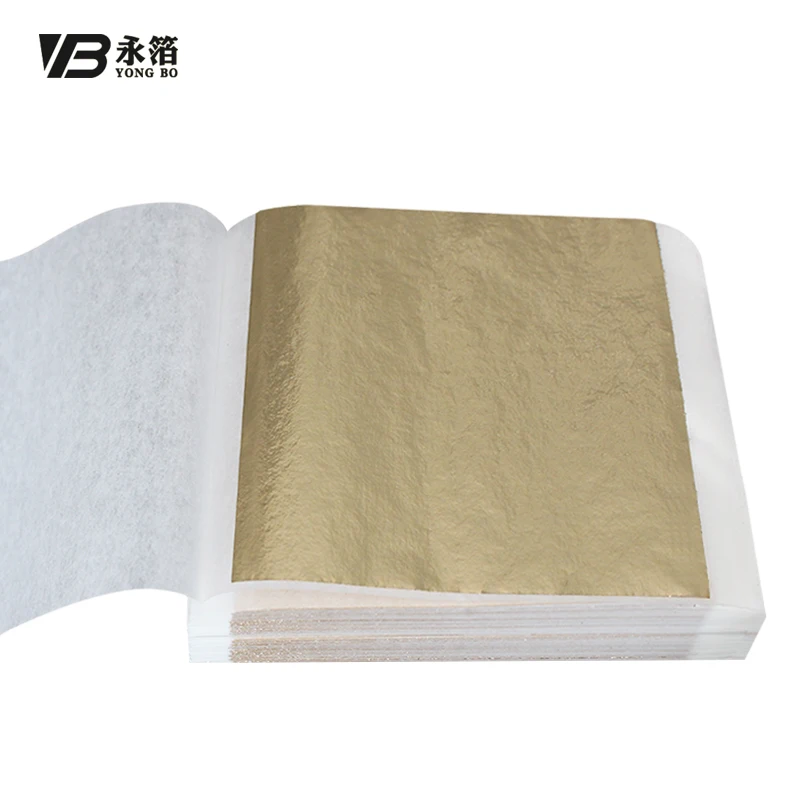 500pcs 8x8.5cm antique gold imitation gold leaf paper, Gilding paper home decoration for