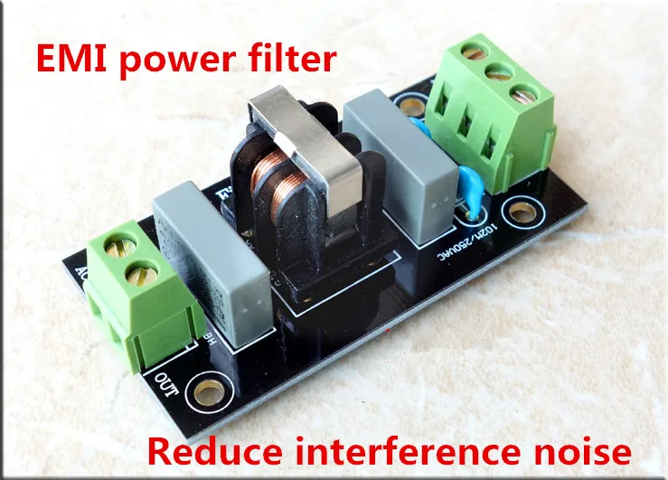 

2A / 4A /18A EMI Power supply filter board Suppress high frequency interference Reduce noise DIY kits