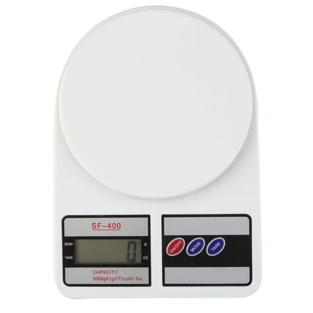 SF400 Кухня цифровые весы Balanca Еда весы высокой точности Кухня электронные весы 5 кг 1 г Английский кнопку