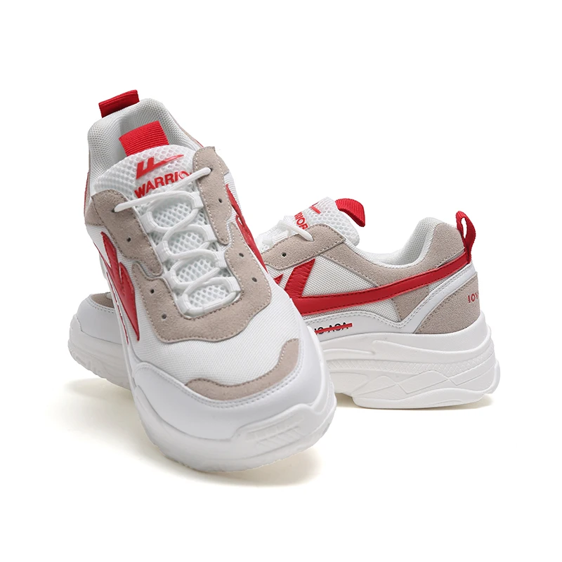 Кроссовки Warrior Runnig мужские спортивные дышащие сетчатые на шнуровке для бега
