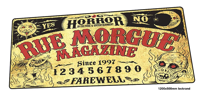 Ouija игровой коврик для мыши с заблокированным краем 120x50 см нетбука большой