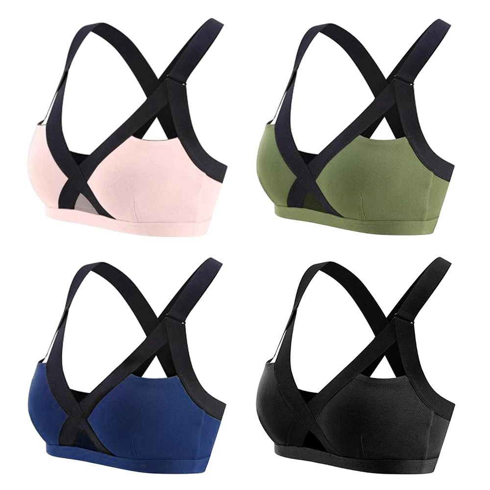 S-XXXL Sports Bras 2020 Summer Gym Tops Women Bandage Cross Sport Vest Bra Running Yoga Tank Underwear Short Bra Sportswear S-XXXL Sports Bras 2020 Summer Gym Tops Women Bandage Cross Sport Vest Bra Running Yoga Tank Underwear Short Bra Sportswear