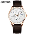 New design Swiss army watch Agelocer men s watches white dashboard role automatic movement power reserve