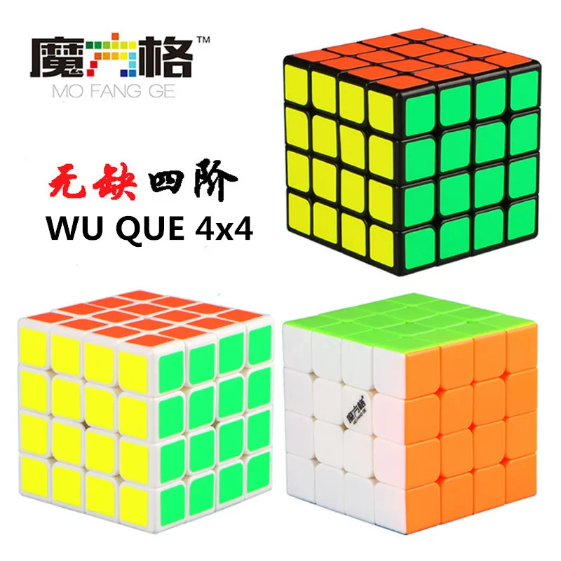 

QiYi MoFangGe WU QUE Magic Cube 4x4 Wuque Puzzles Cube professional Speed Cube magico Cubo Traditional Cube Toys