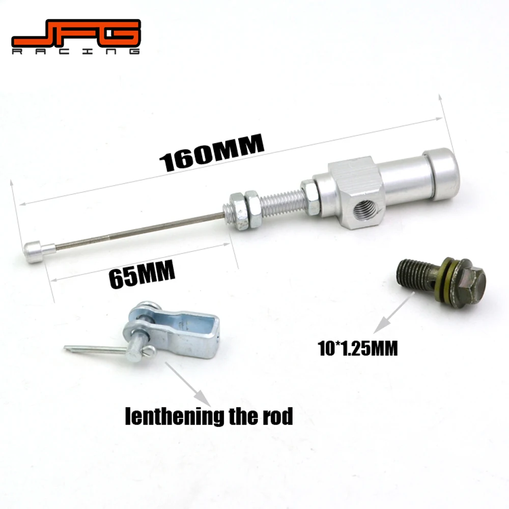 Мотоцикл m10x1.25 мм гидравлический клатч рабочий цилиндр преобразования тяга для KTM YAMAHA SUZUKI KAWASAKI HONDA