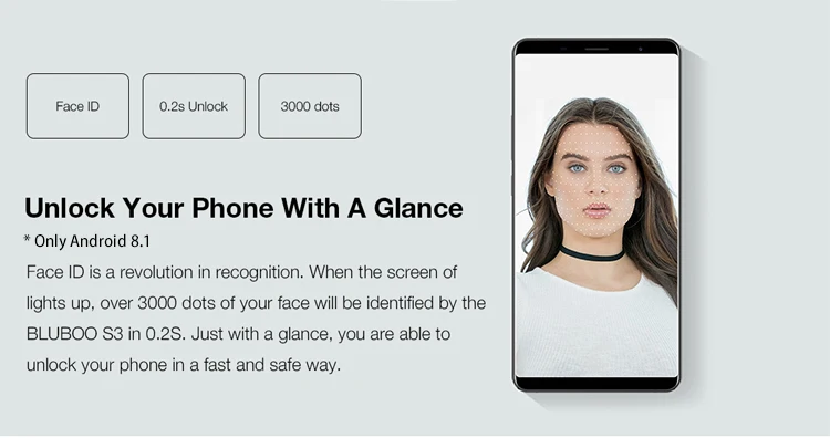 BLUBOO S3 4GB RAM 64GB ROM MTK6750T 1.5GHz Octa Core 6.0 Inch Incell Corning Gorilla Glass Sharp FHD+ Screen Dual Camera Android 7.0 4G LTE Smartphone