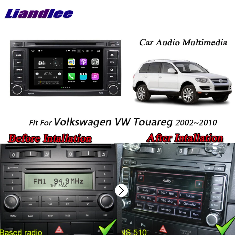 Discount Liandlee Car Android System For Volkswagen VW Touareg 2002~2010 Radio CD DVD Player GPS Nav Navi Navigation HD Screen Multimedia 2