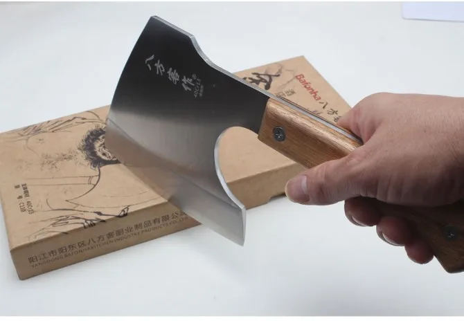 

Multifunctional ax Chef's Bone Cutting Axe 40Cr13 blade 58-60 HRC camping EDC tool survival exploration pocket gift knife