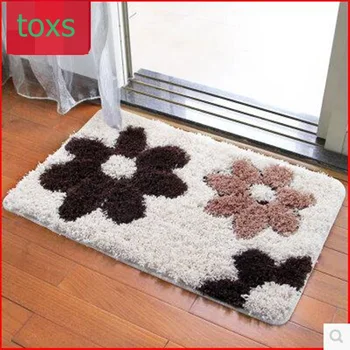 

Quality plush absorbent mats doormat bed blankets bathroom mat slip-resistant mats 50cm*80cm per piece