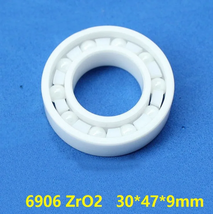 

6pcs/10pcs 6906 ZrO2 Full Ceramic bearings 30x47x9 mm Zirconia Ceramic deep groove ball bearing for fishing reel 30*47*9mm