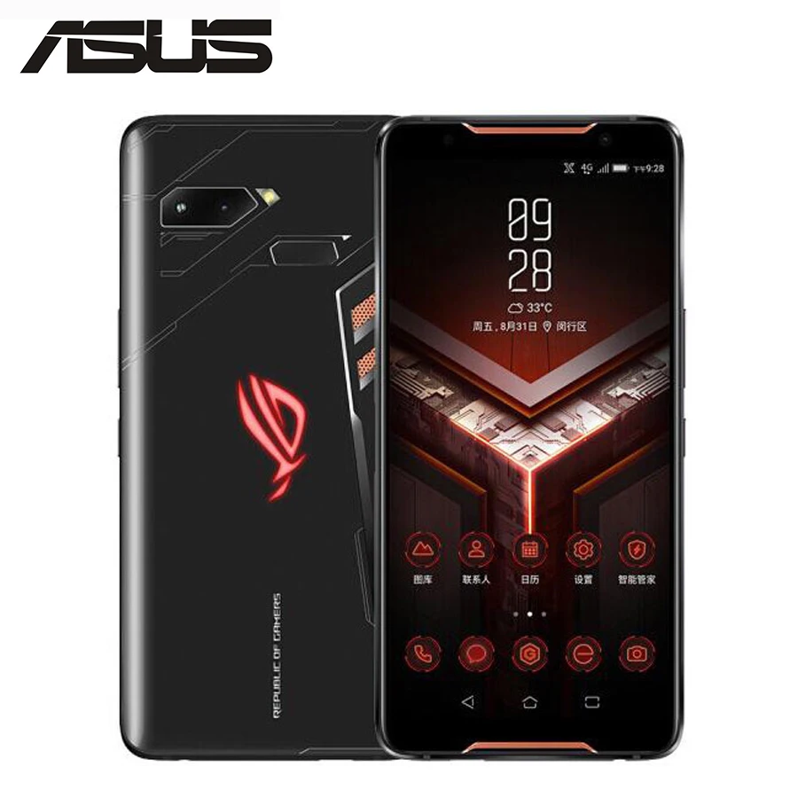 2018 Новый ASUS ROG телефон ZS600KL игровой 6,0 "18:9 экран 4 г LTE 8 ГБ 128 Snapdragon 845 OctaCore 2160 p 4000 мАч Android 8,1