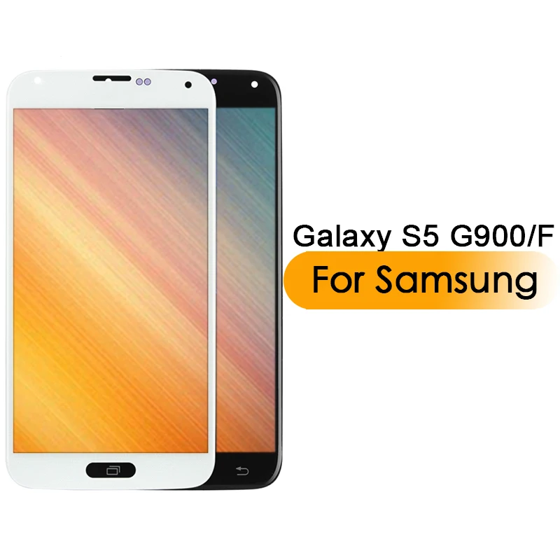 ЖК-дисплей сенсорный дигитайзер в сборе для Samsung Galaxy S5 G900 G900F lcd Регулируемая