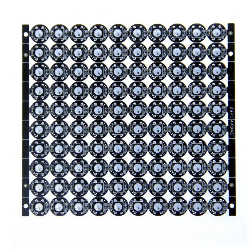 

100~1000pcs WS2812B WS2812 LED Chip PCB Heatsink DC 5V 5050 RGB WS2811 IC Built-in For 2812 led