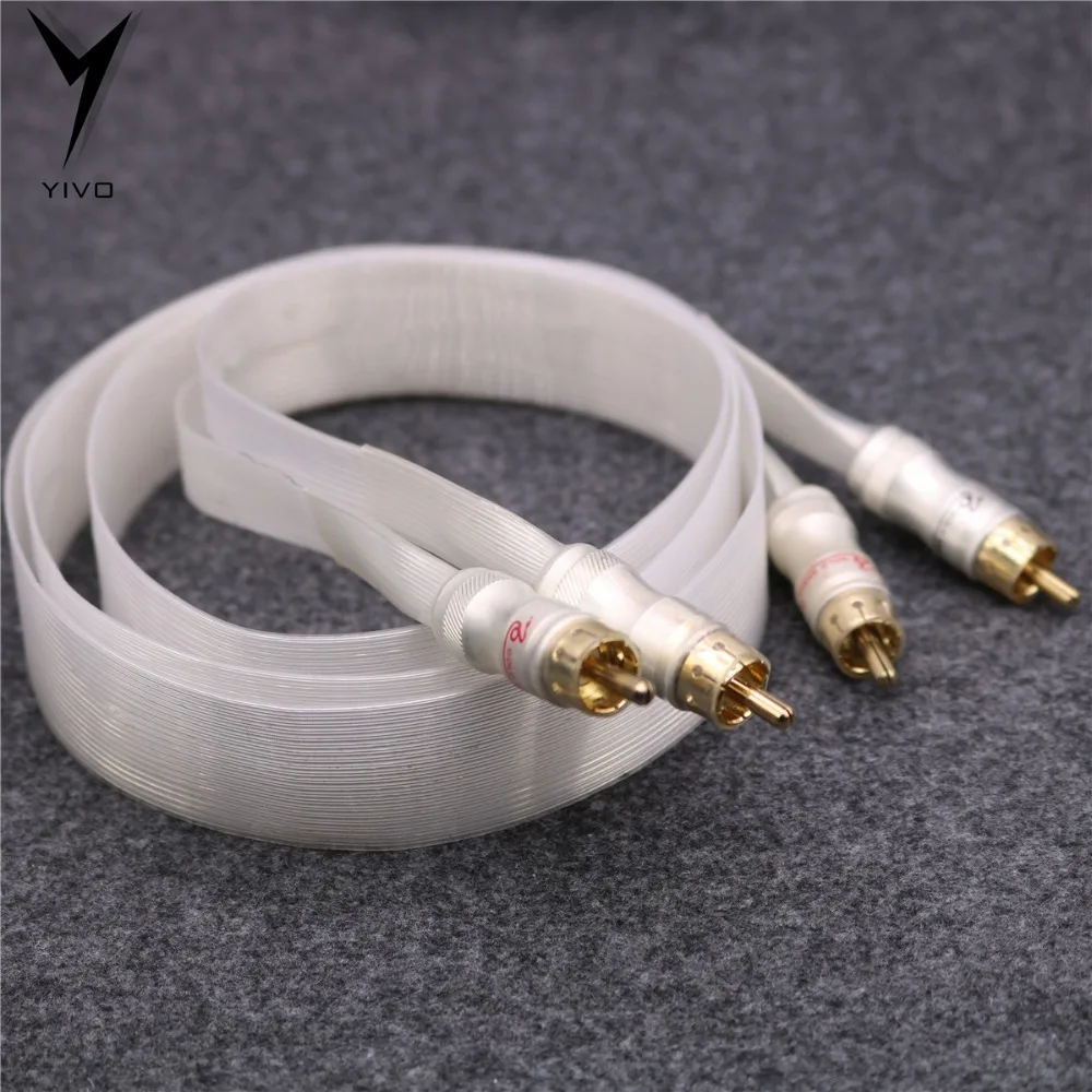 Б/у HI end высокой чистоты к RCA металла с покрытием из чистой меди Золотой контакт
