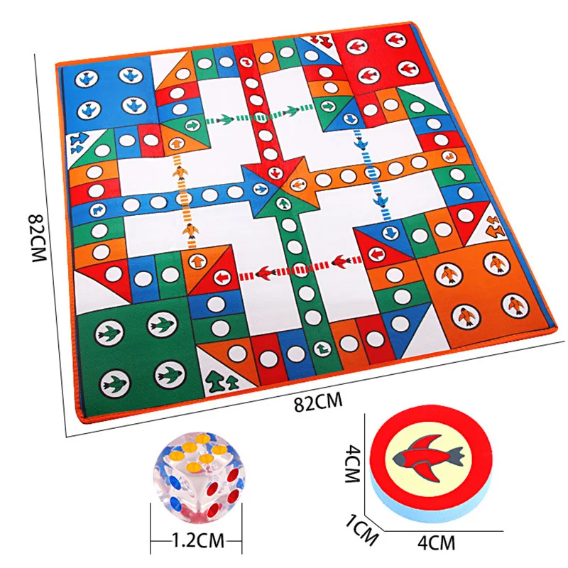 1 компл. 82*82 см аэроплан шахматы ползать головоломка Летающие шахматы Водонепроницаемый играть Людо игра детские развивающие игрушки
