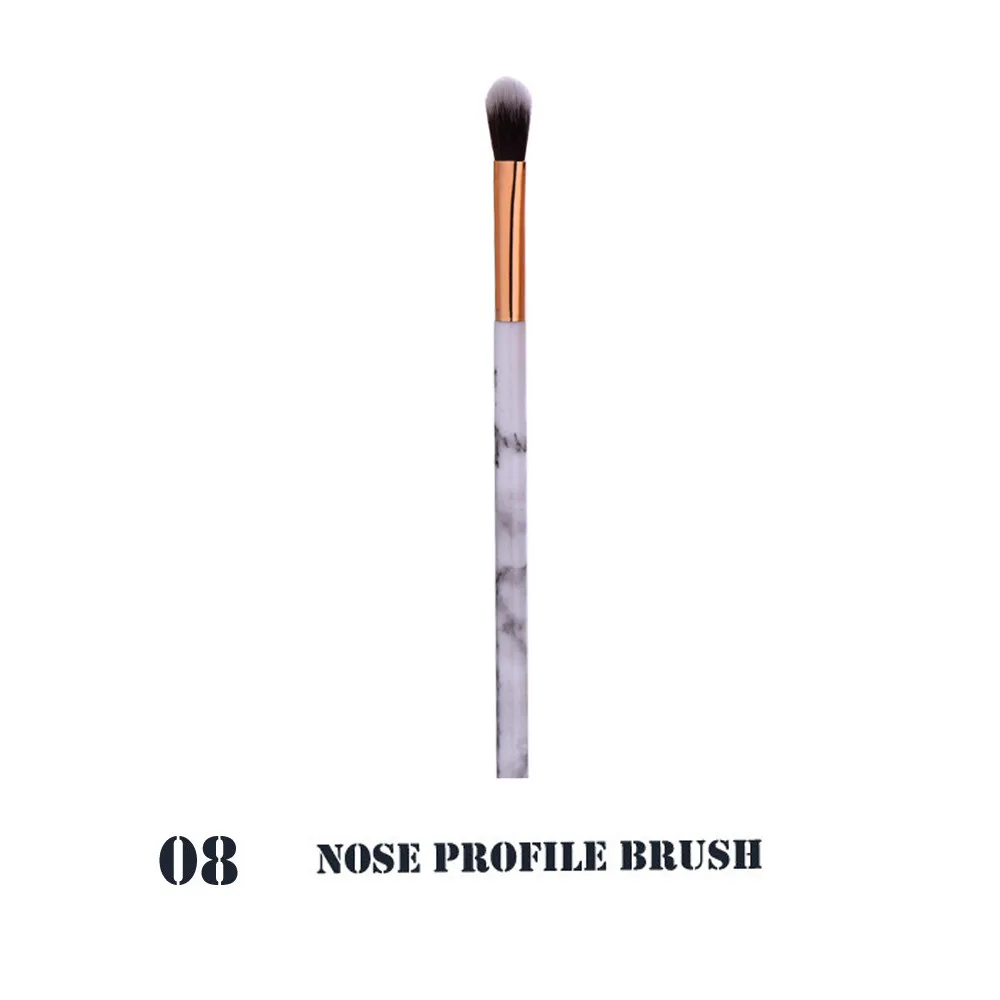 501 New Fashion Marble Makeup Brush Set Professional Face Eye Shadow Eyeliner Foundation Makeup Brushes Tool Freeship