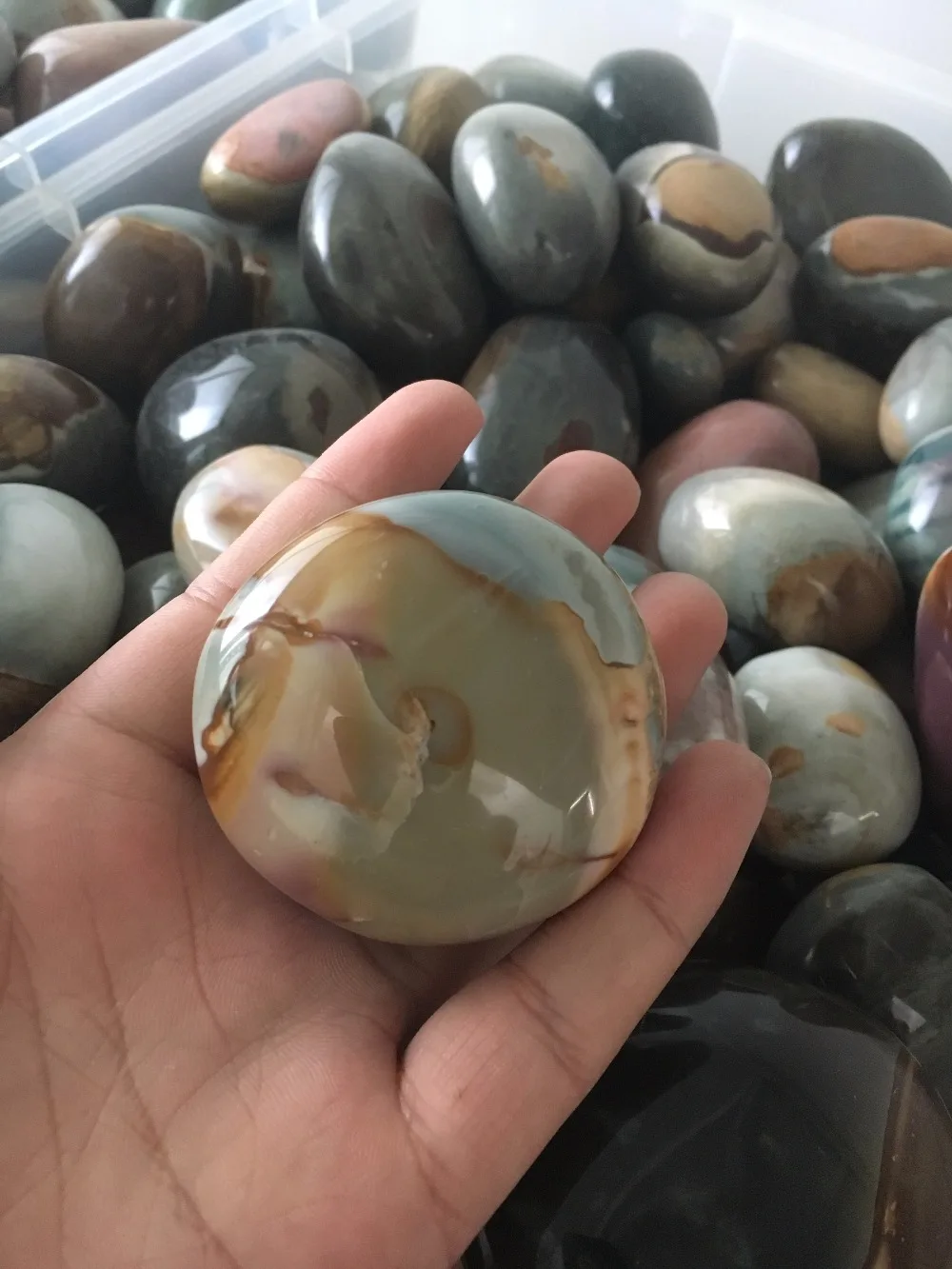 WHOLESALE PRICE! 200g Rare NATURAL PRETTY Ocean Jasper Quartz CRYSTAL HEART | Дом и сад