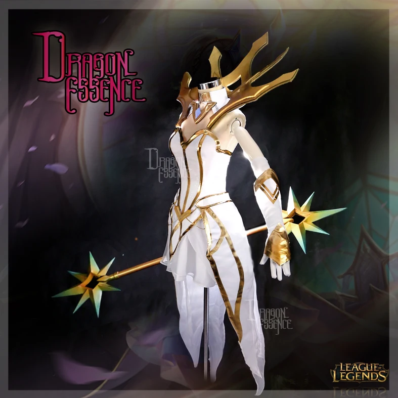 

Free Shipping LOL Elementalist Lux Cosplay Costume Halloween Uniform Outfit Full Set Custom-made
