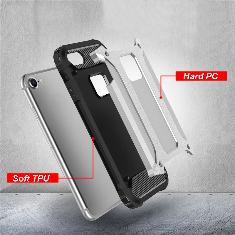 Strong Hybrid Tough Shockproof Armor Phone Back Case for iPhone XS MAX XR Xs X 8 7 6S Plus 5S SE Hard Rugged Impact Cover Fundas