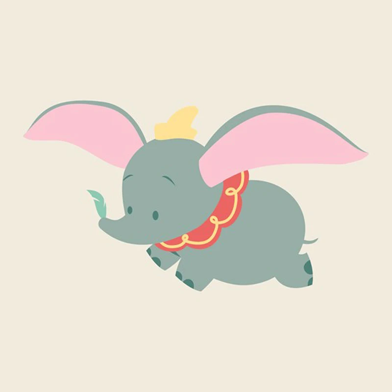 Dumbo клетка Подвеска Серебряное ожерелье винтажный Шарм Детский слон мультфильм DIY ювелирные изделия женские подвески ожерелье из серебристых бусин