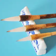 3 шт/комплект кисточка для китайской каллиграфии набор шерсть ласки Рисование кисть, акварельная кисть искусство поставка стационарный подарок