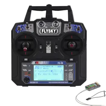 

FlySky FS-i6 2.4G 6CH AFHDS RC Transmitter Remote Controller With FS-iA6 Receiver for Airplane Heli UAV Multicopter Drone