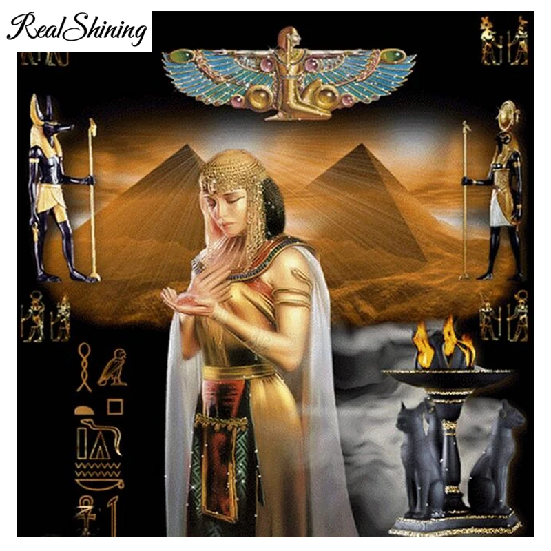 5D diy diamond painting Queen of egypt full square round diamond