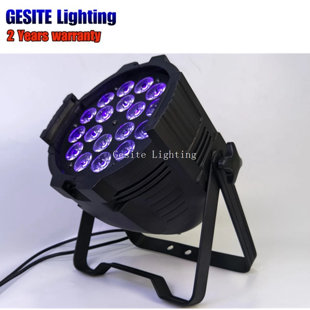 18x18 w Rgbwa uv 6in1 Levou Latas Par Led Luz da Arruela da Parede 7 Par Led Luz Da Arruela Da Parede